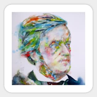 RICHARD WAGNER - watercolor portrait .3 Sticker